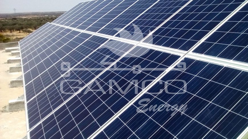 5,980kwc تركيب اللوحة الفولتوضوئية