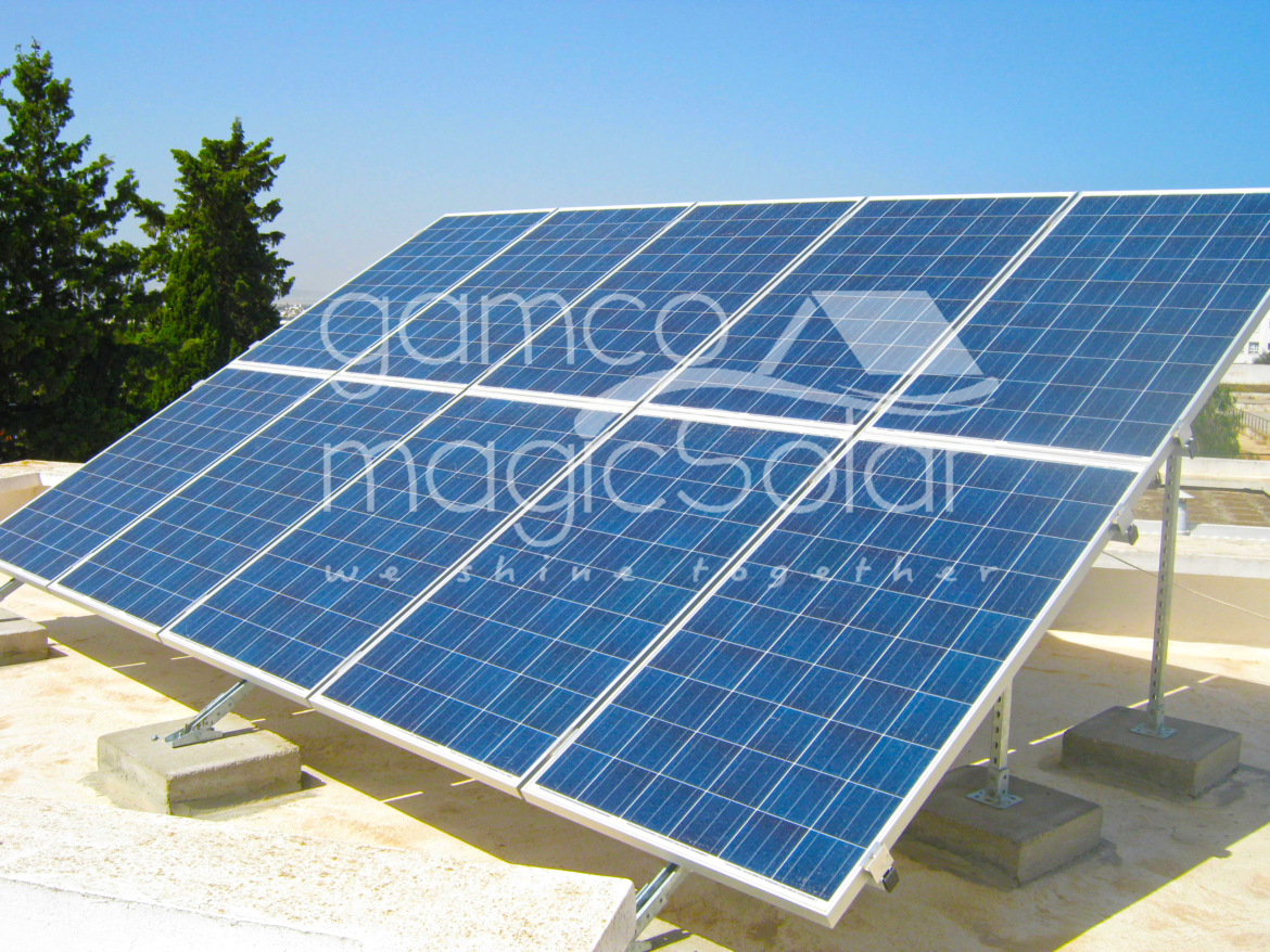 2,6kwc  تركيب اللوحات الفولتوضوئية